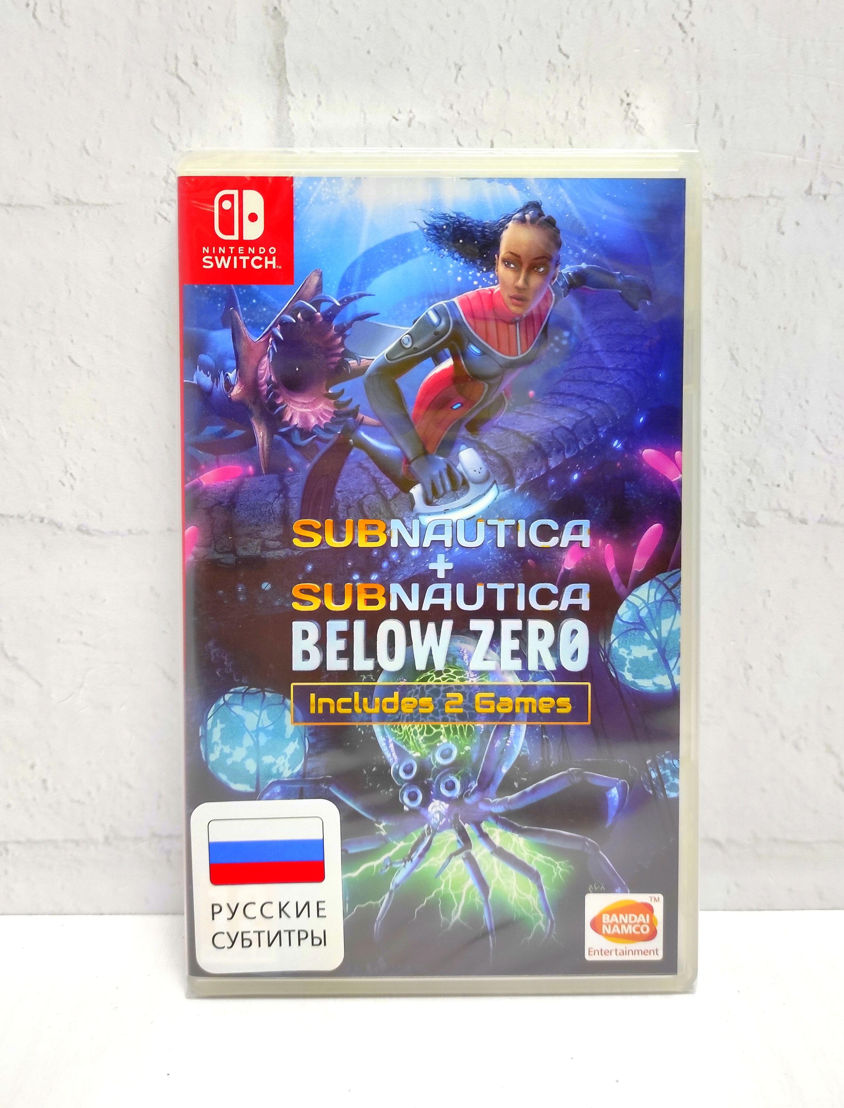 Subnautica + Subnautica: Below Zero Русские субтитры Видеоигра на картридже Nintendo Switch