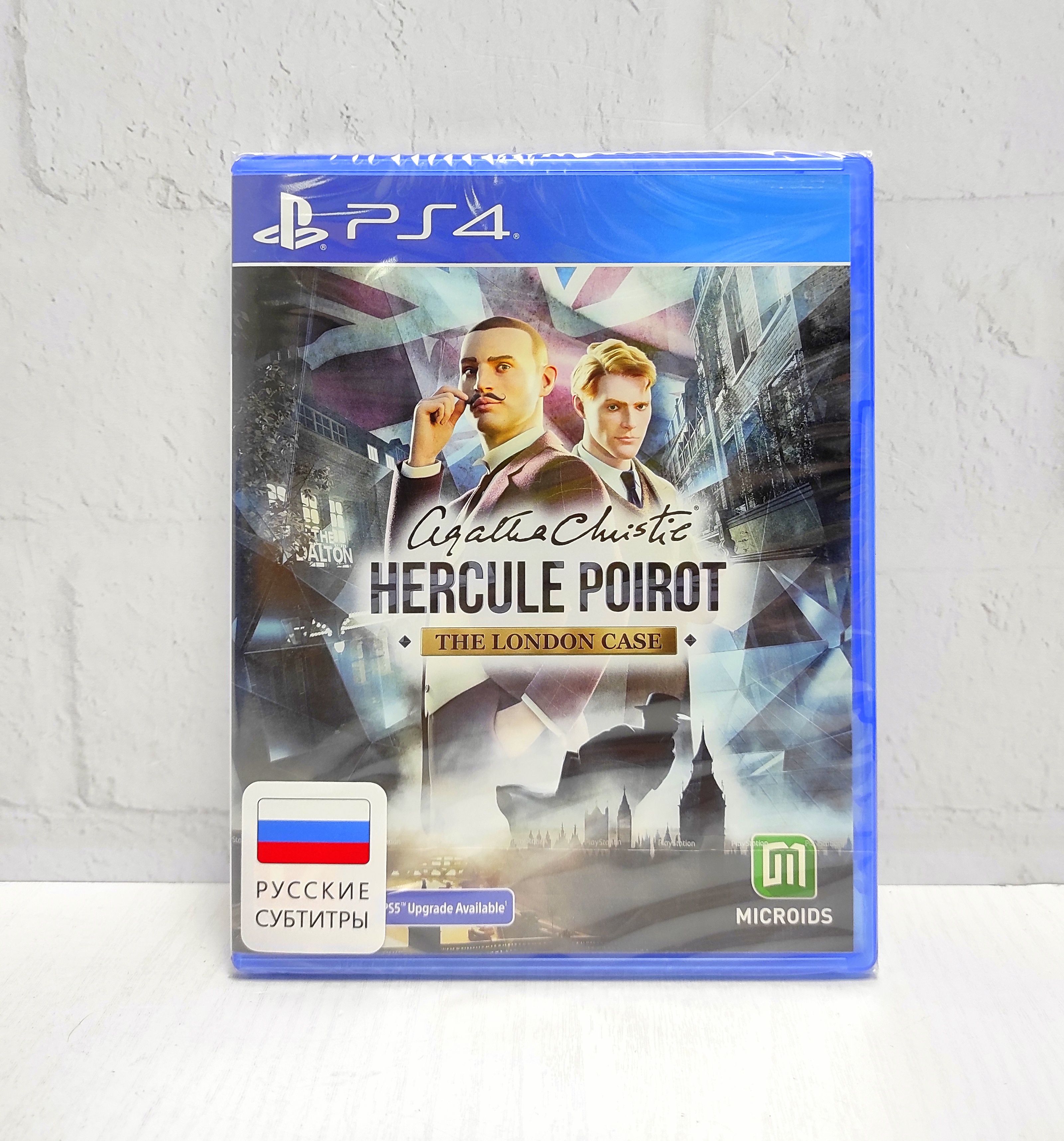 Agatha Christie Hercule Poirot The London Case Русские субтитры CUSA 40507 Видеоигра на диске PS4 / PS5