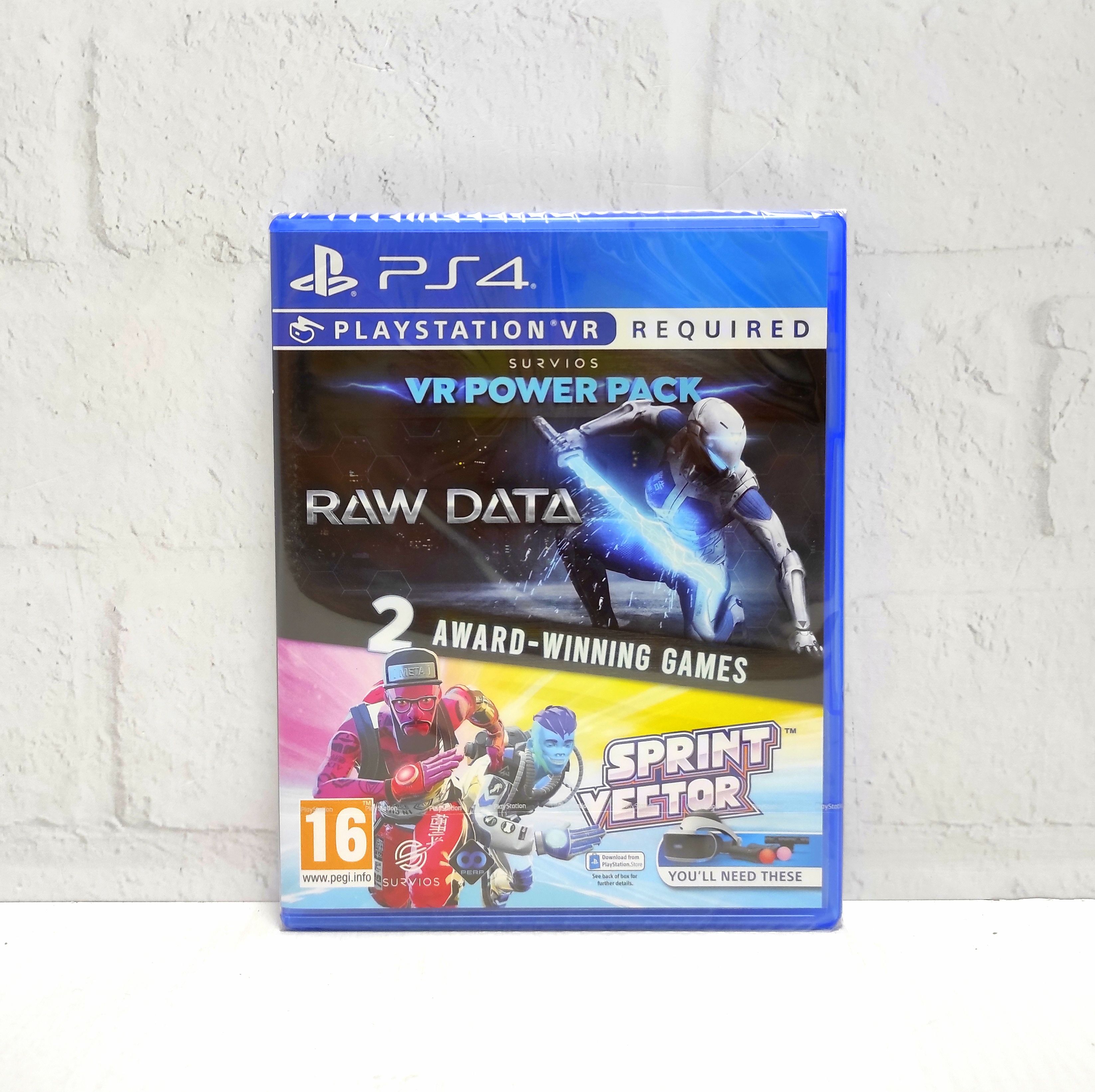 Survios VR Power Pack Raw Data and Sprint Vector (требуется VR PS4) Английский язык CUSA 09759 Видеоигра на диске PS4