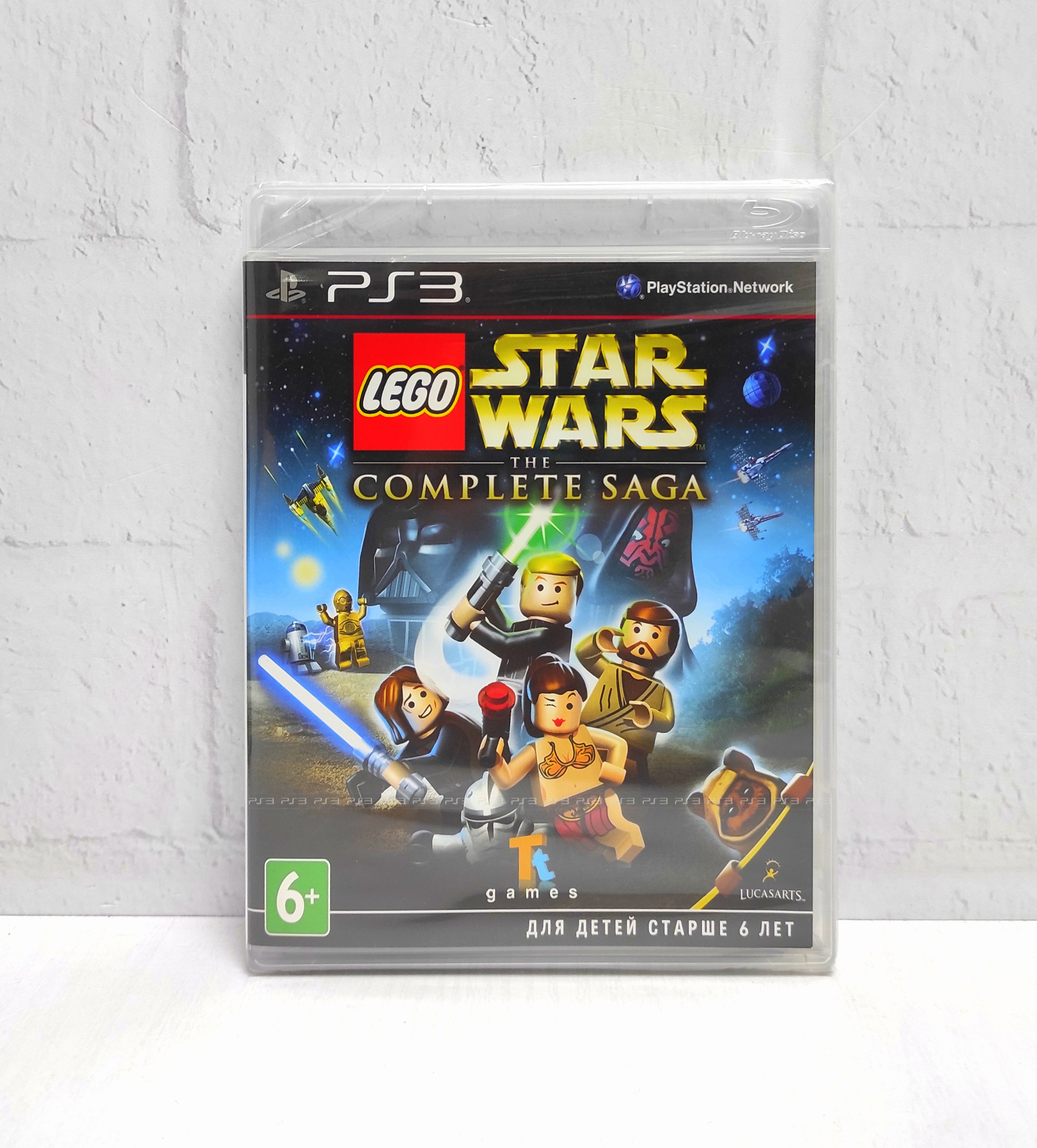 LEGO Star Wars The Complete Saga Звёздные войны Полная сага Английский язык BLES 00121 Видеоигра на диске PS3
