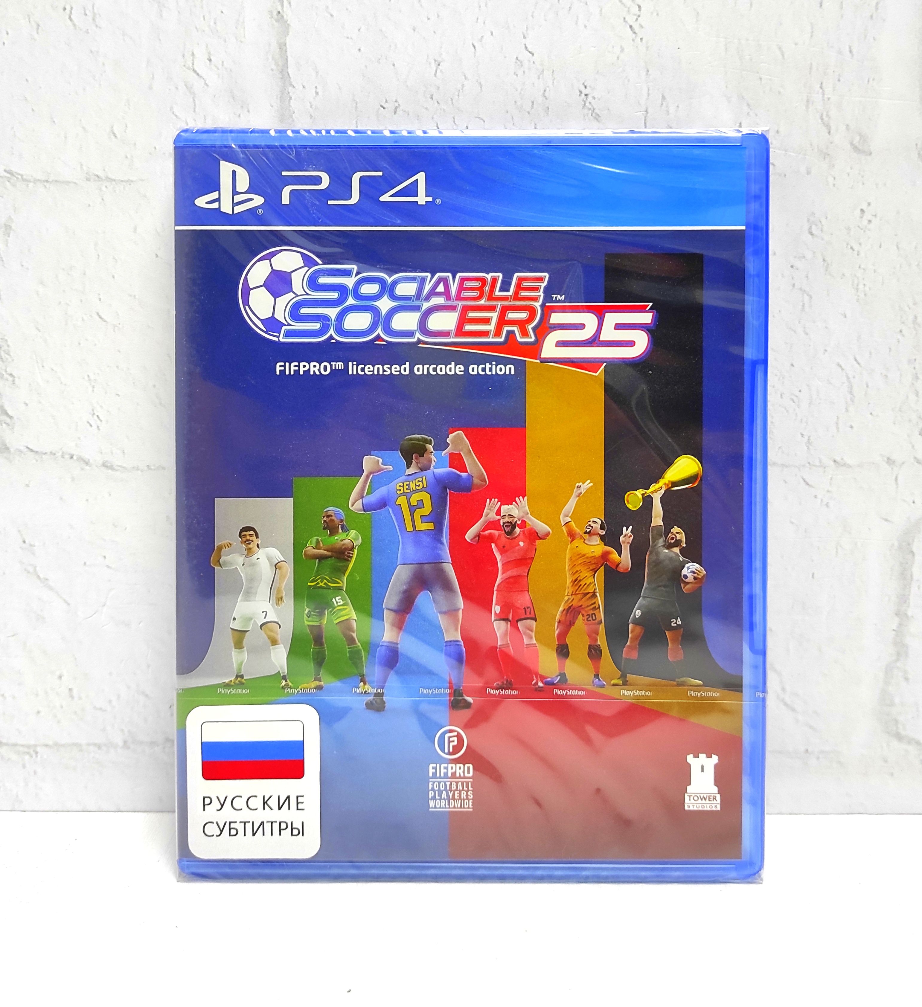 Sociable Soccer 25 Русские субтитры CUSA 37905 Видеоигра на диске PS4 / PS5