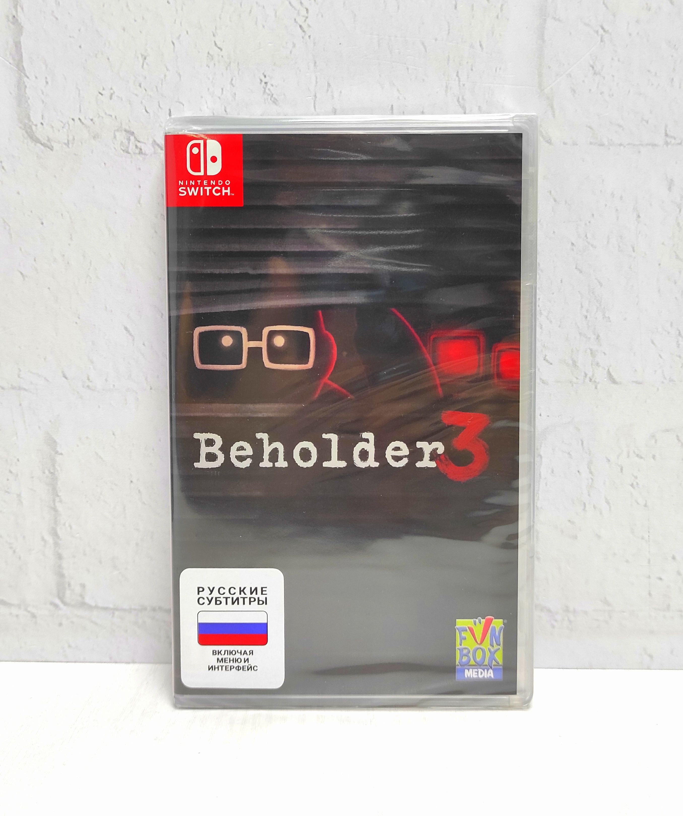 Beholder 3 Русские субтитры Видеоигра на картридже Nintendo Switch