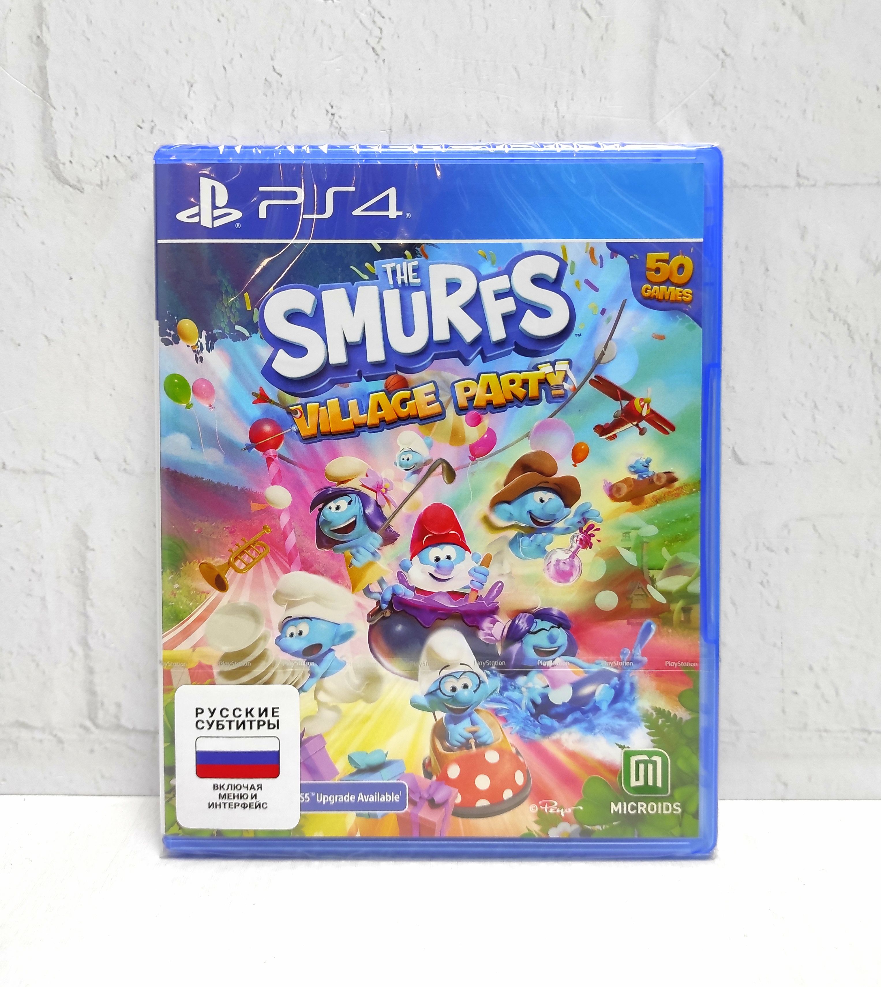 The Smurfs Village Party Русские субтитры CUSA 47540 Видеоигра на диске PS4 / PS5
