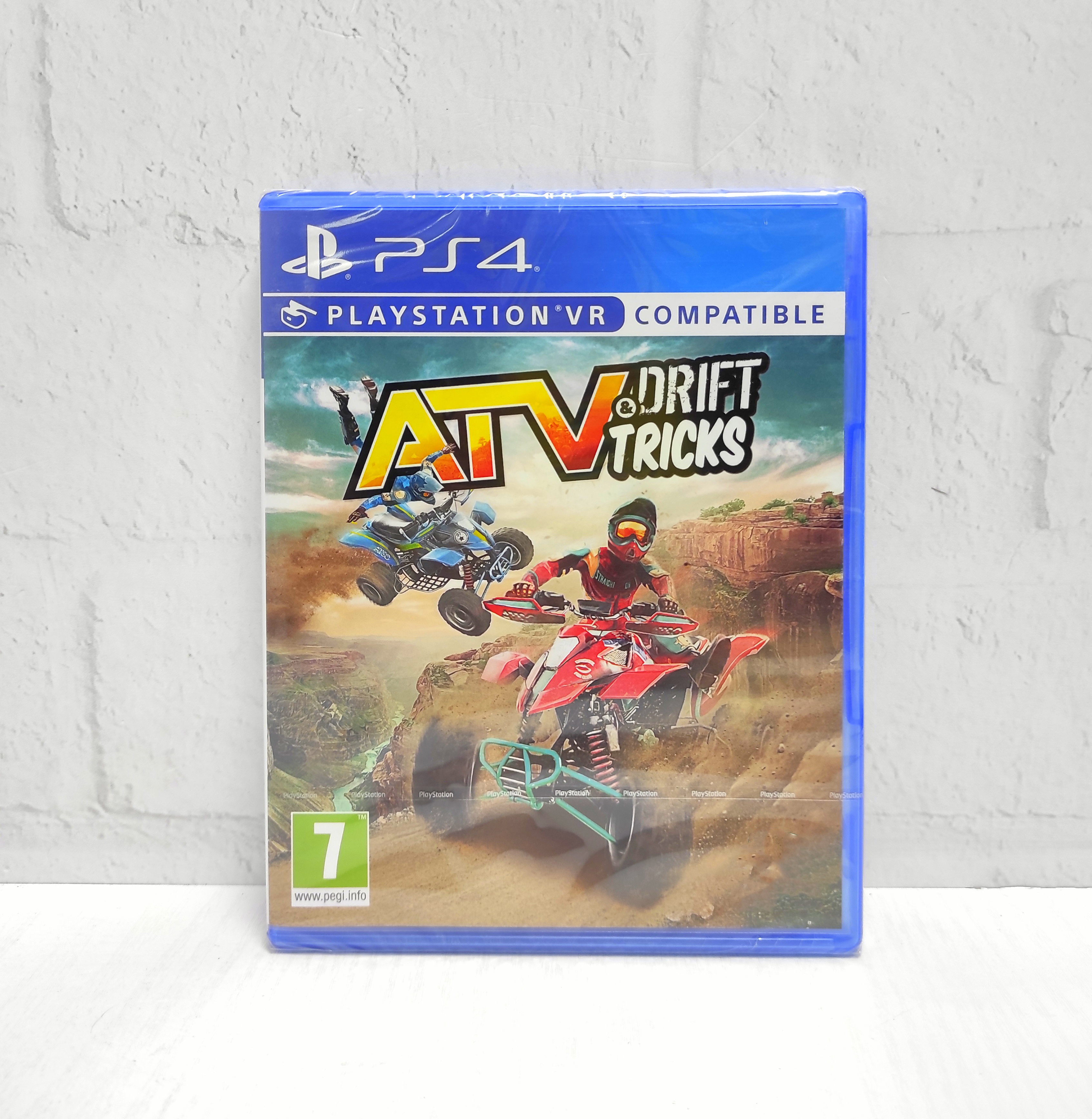 ATV Drift and Tricks (поддерживается VR PS4) Английский язык CUSA 09535 Видеоигра на диске PS4