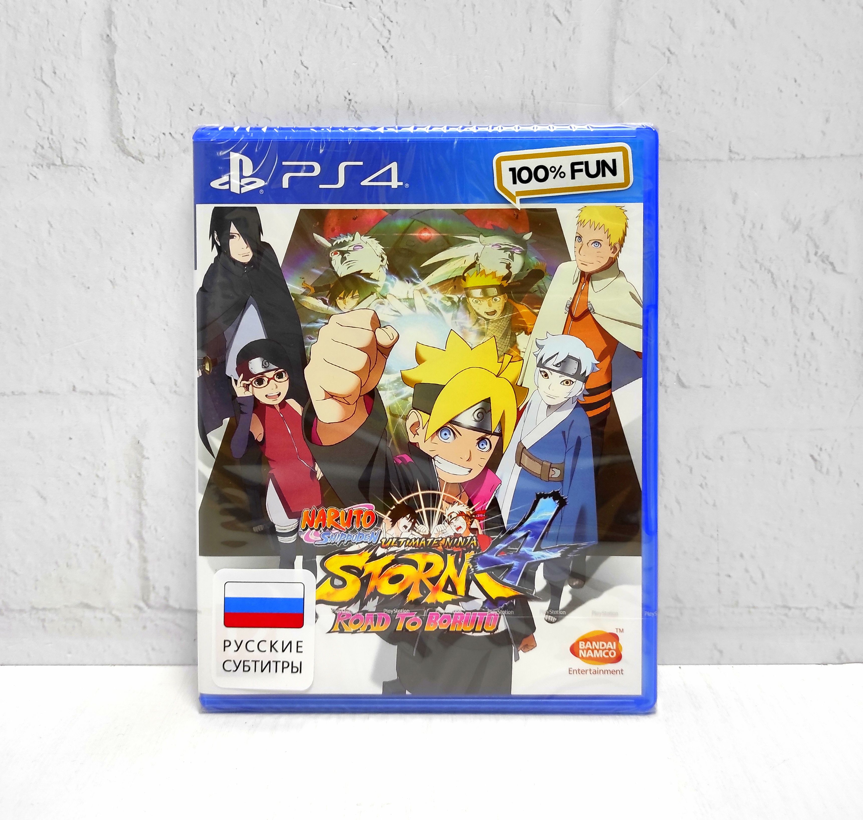 Naruto Shippuden Ultimate Ninja Storm 4 Road to Boruto Русские субтитры CUSA 06210 Видеоигра на диске PS4 / PS5