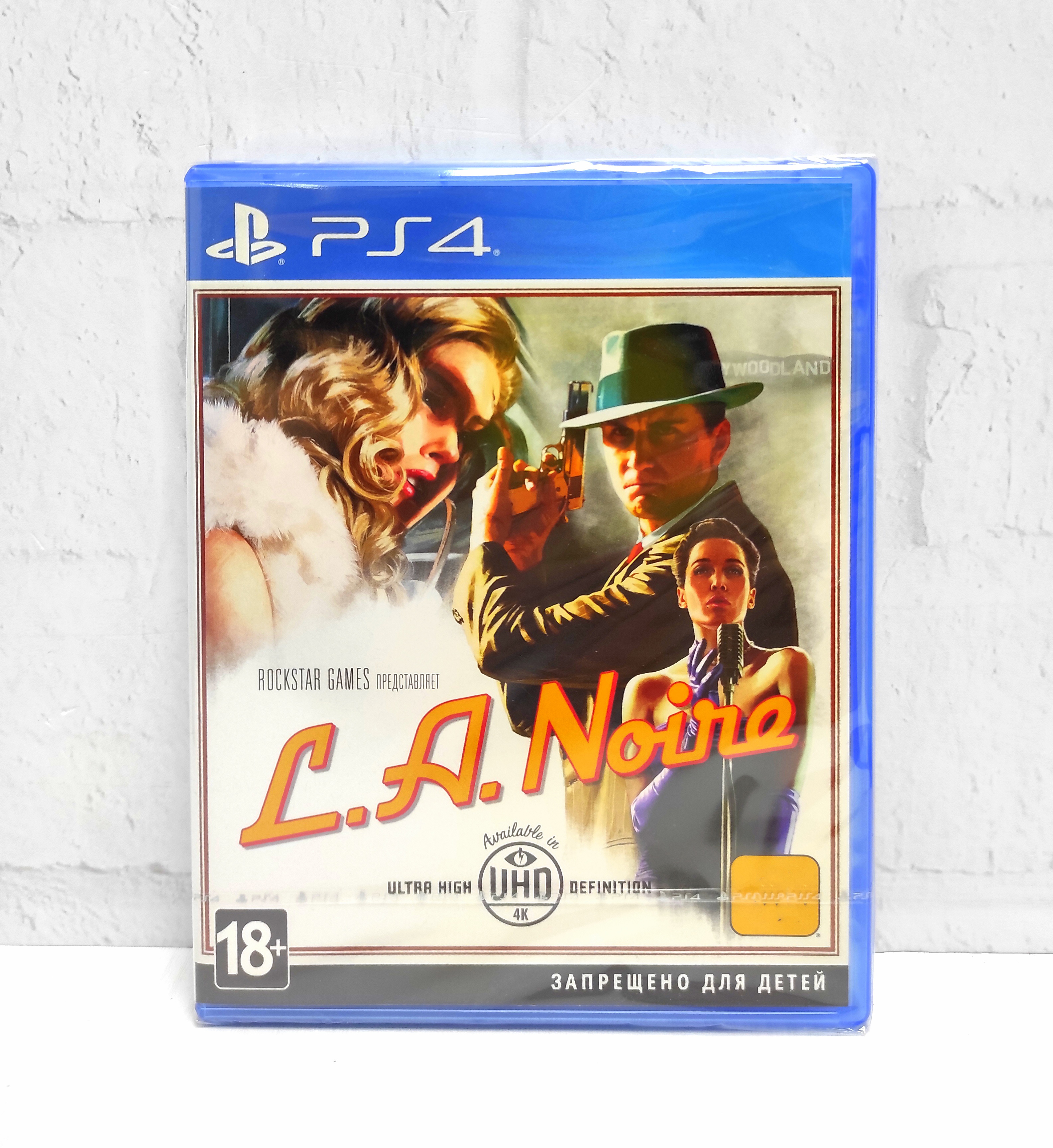 L.A. Noire Русские субтитры ОБЛОЖКА на русском CUSA 09172 Видеоигра на диске PS4 / PS5