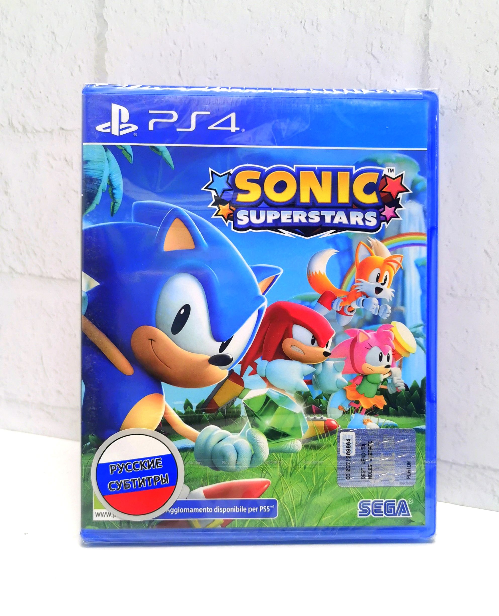 Sonic Superstars Русские Субтитры CUSA 32740 Видеоигра на диске PS4 / PS5