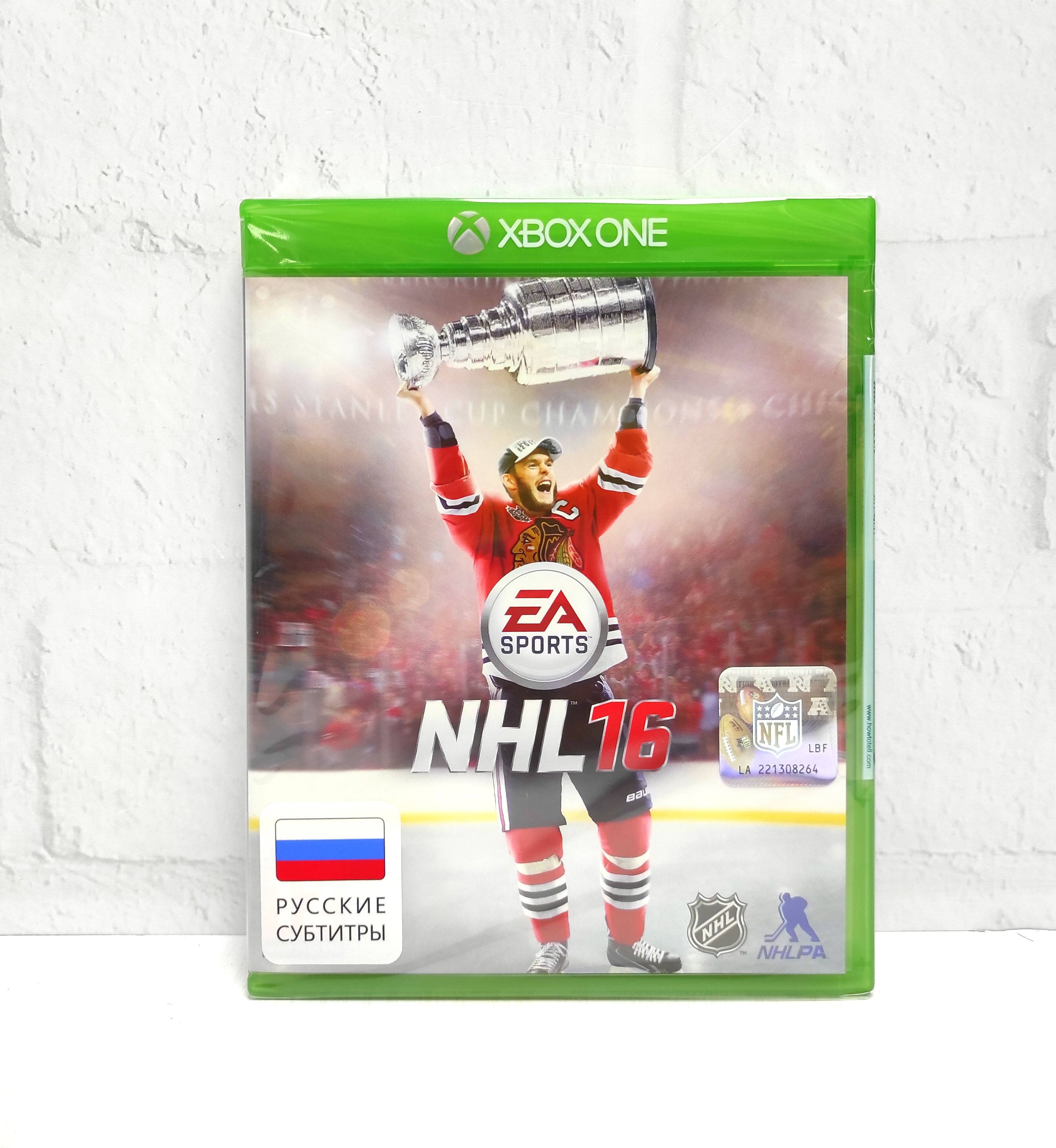 NHL 16 НХЛ 2016 Русские субтитры Видеоигра на диске Xbox One / Series