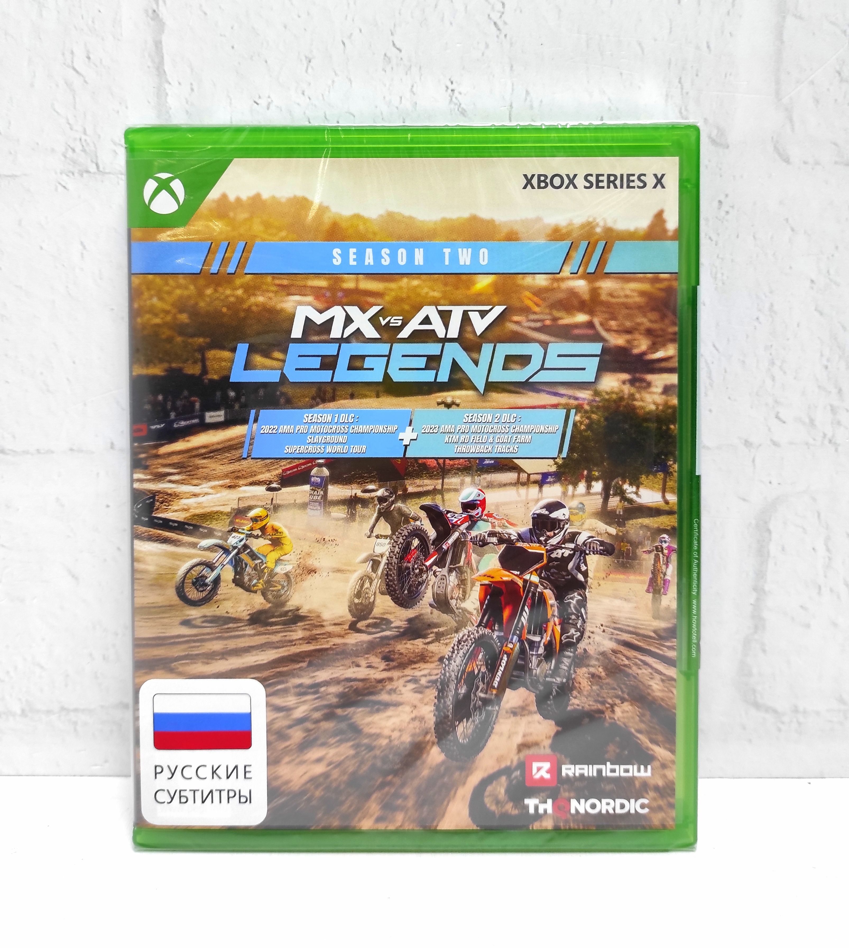 MX vs ATV Legends Season Two Русские субтитры Видеоигра на диске Xbox Series X