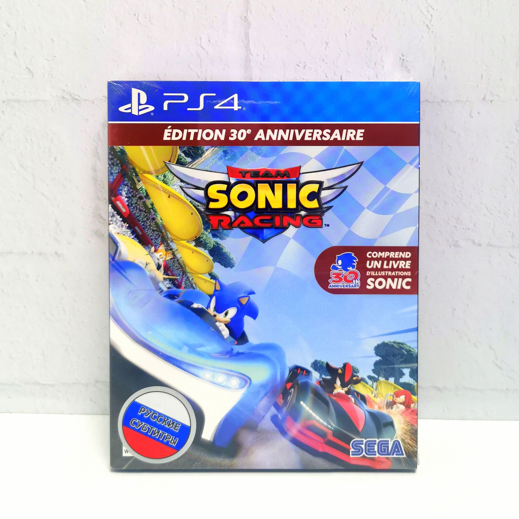 Team Sonic Racing 30th Anniversary Edition Русские субтитры CUSA 11115 Видеоигра на диске PS4 / PS5