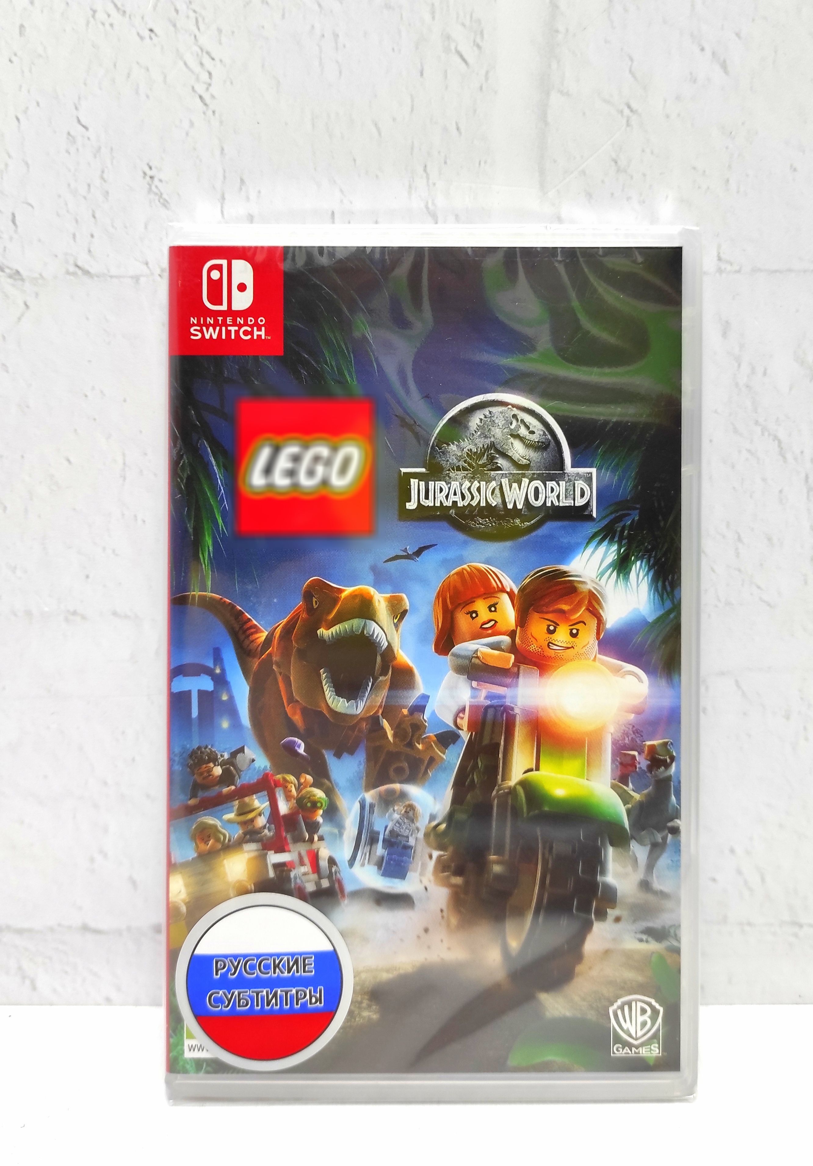 LEGO Jurassic World Мир Юрского Периода Русские субтитры Видеоигра на картридже Nintendo Switch