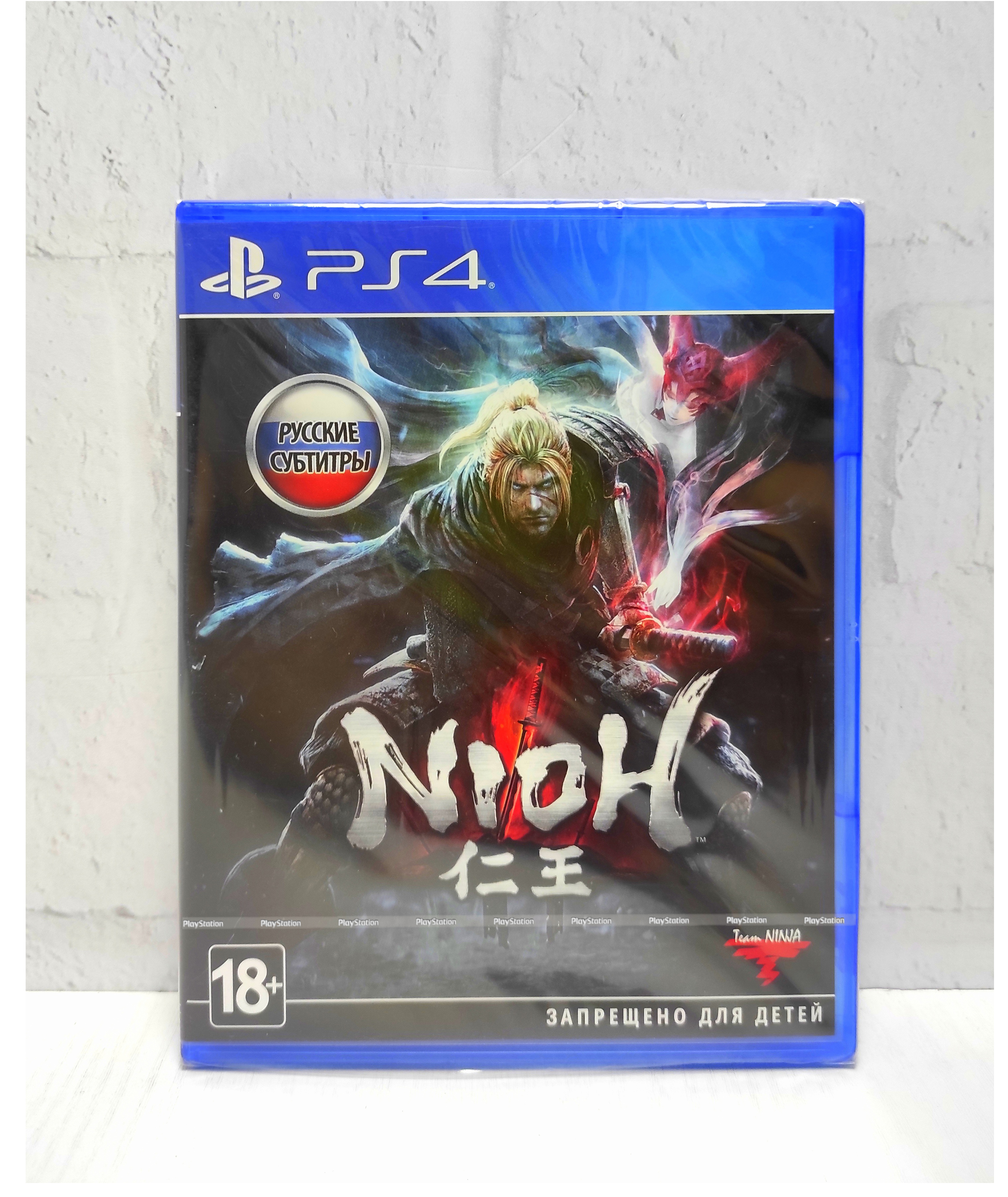 Nioh Русские субтитры ОБЛОЖКА на русском CUSA 07123 Видеоигра на диске PS4 / PS5