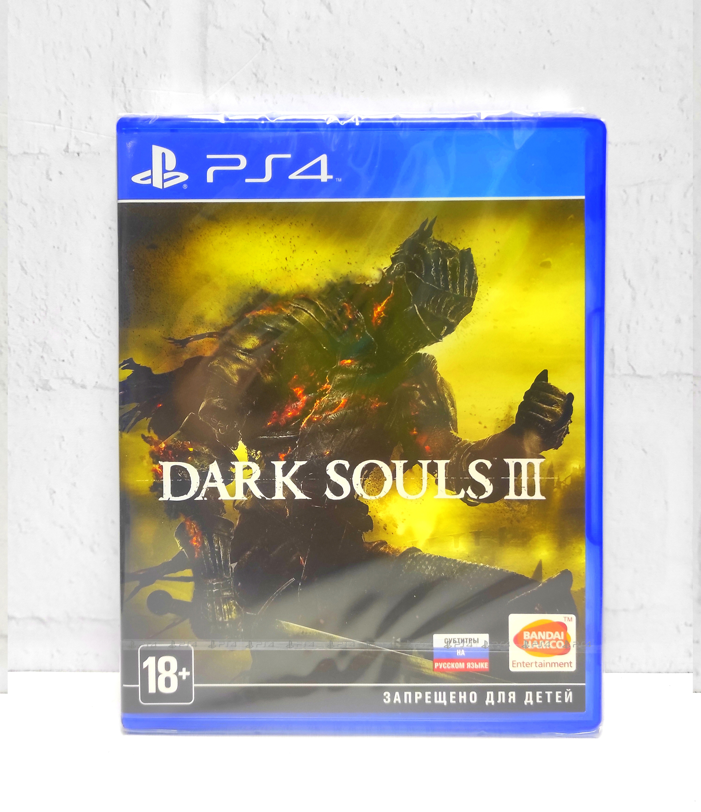 Dark Souls 3 (III) Русские субтитры ОБЛОЖКА на русском CUSA 03365 Видеоигра на диске PS4 / PS5