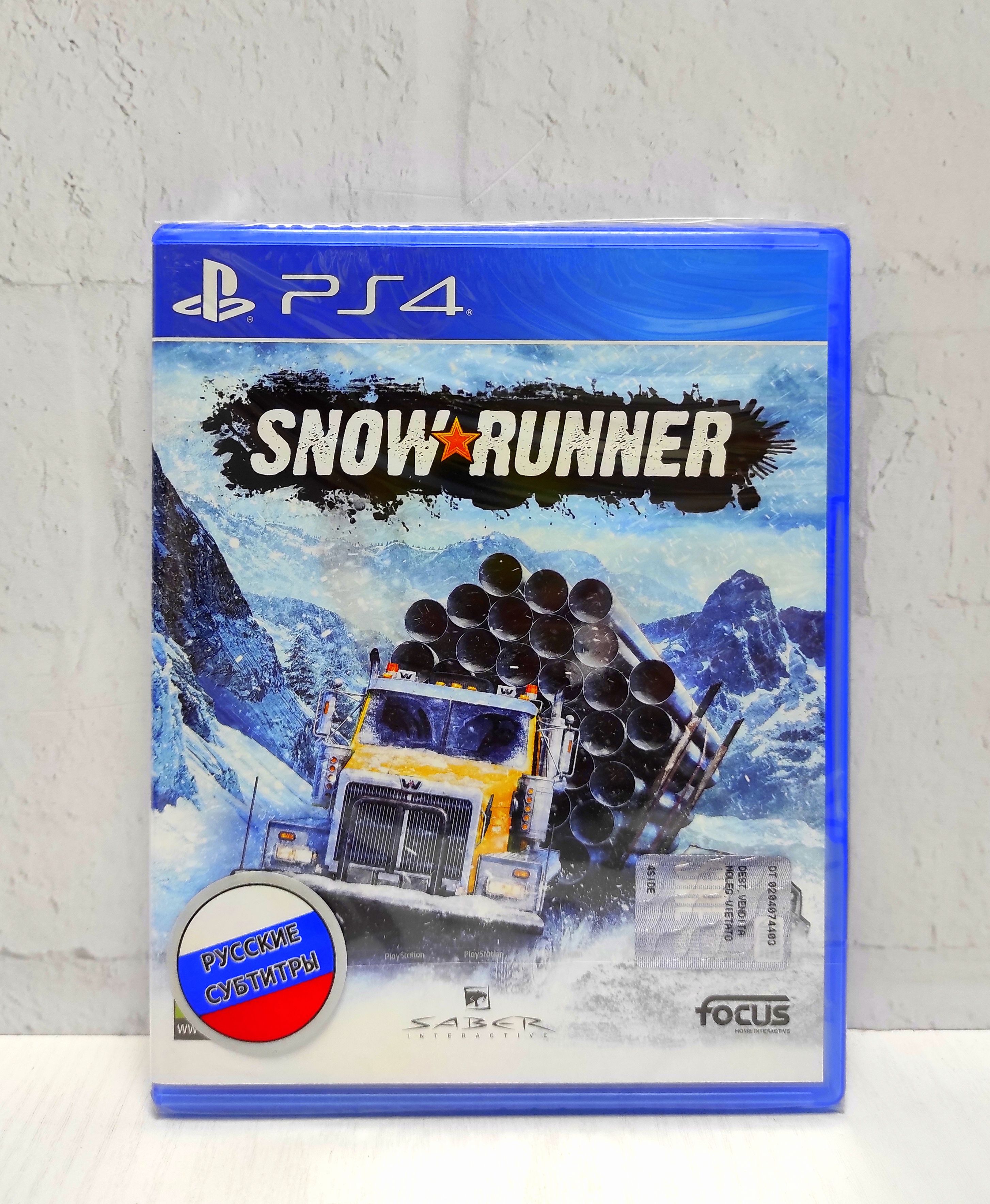 SnowRunner Русские субтитры CUSA 17438 Видеоигра на диске PS4 / PS5