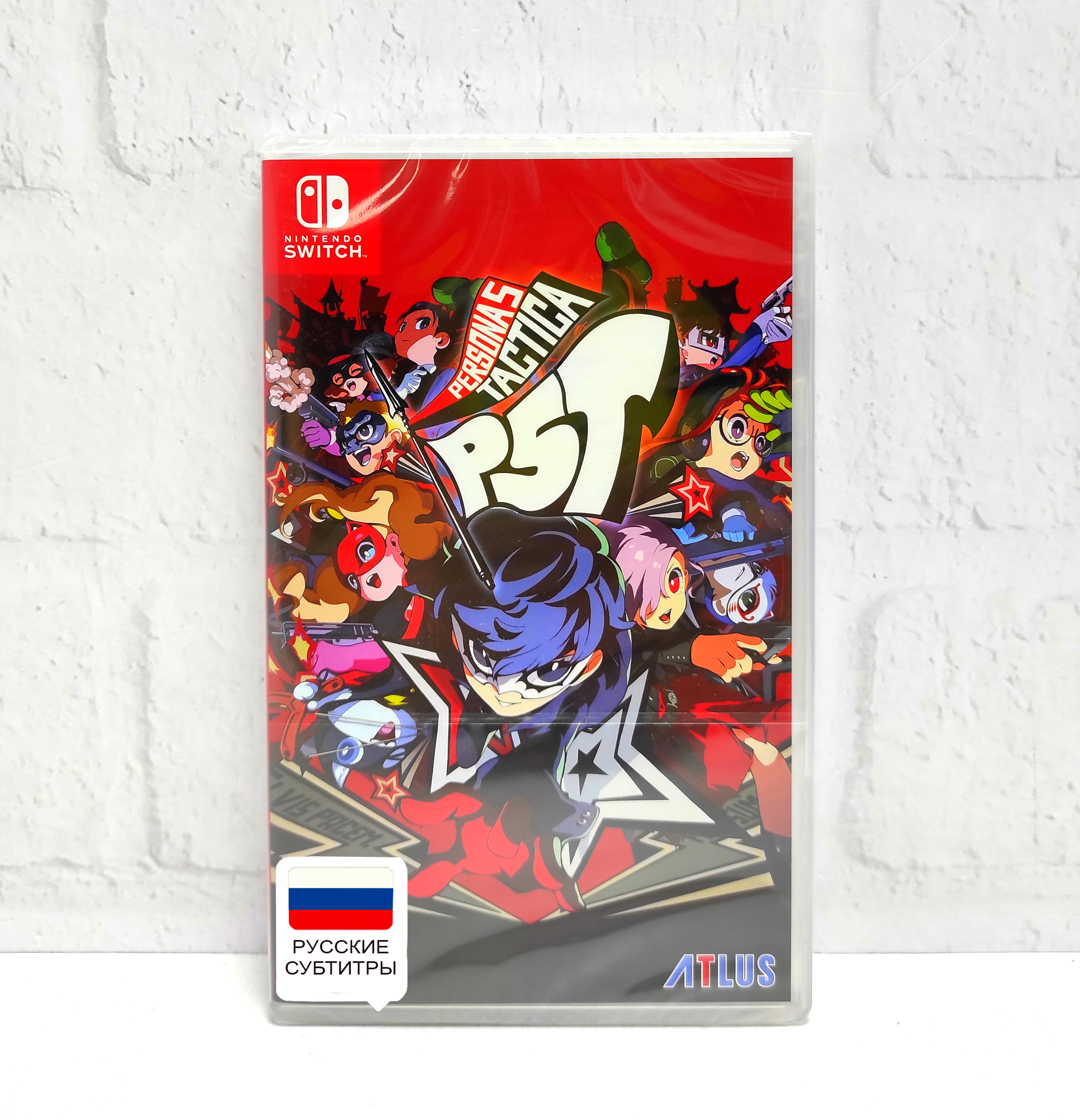 Persona 5 Tactica Русские субтитры Видеоигра на картридже Nintendo Switch