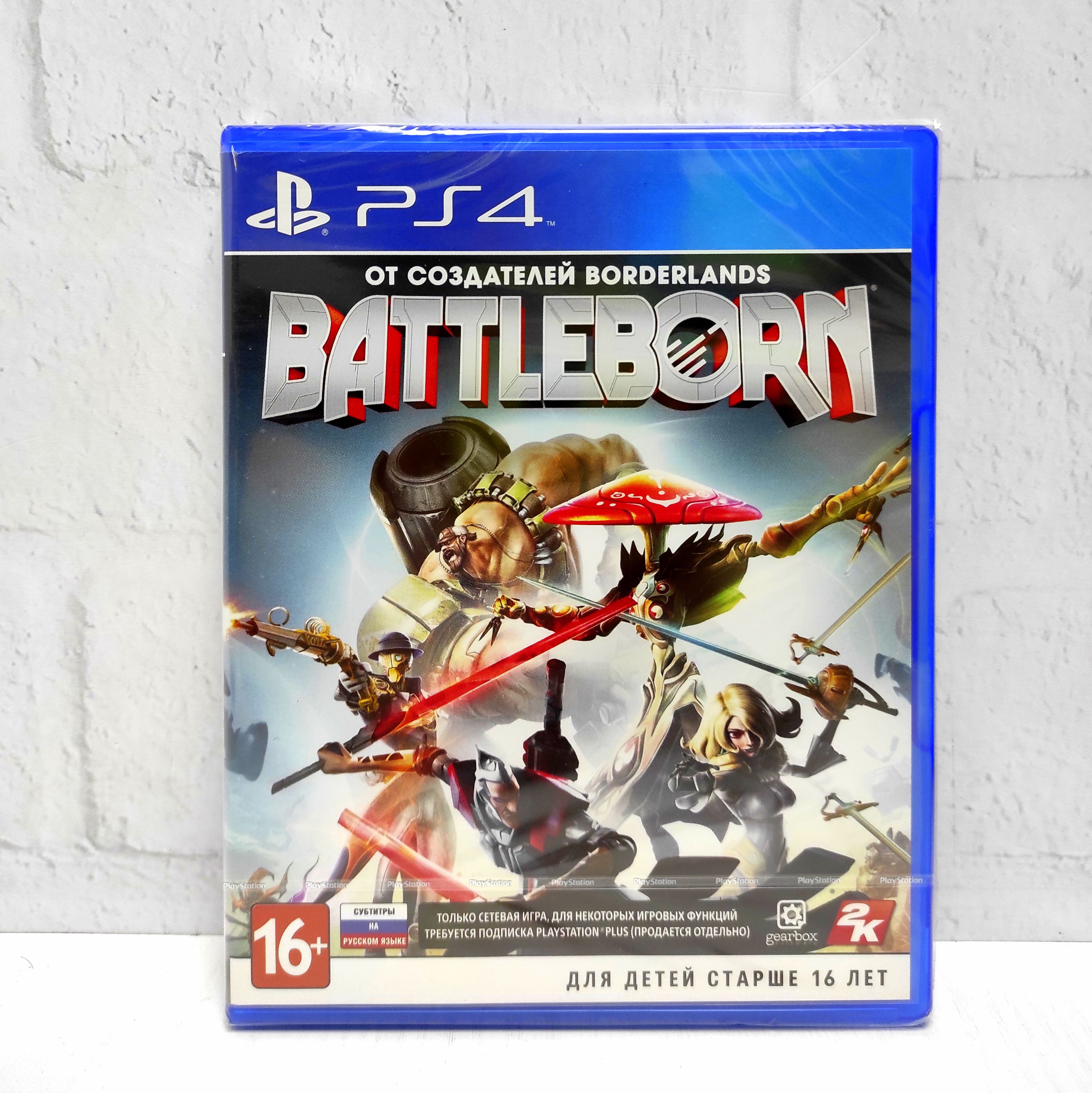Battleborn СЕТЕВАЯ ИГРА Русские субтитры ОБЛОЖКА на русском CUSA 01518 Видеоигра на диске PS4 / PS5