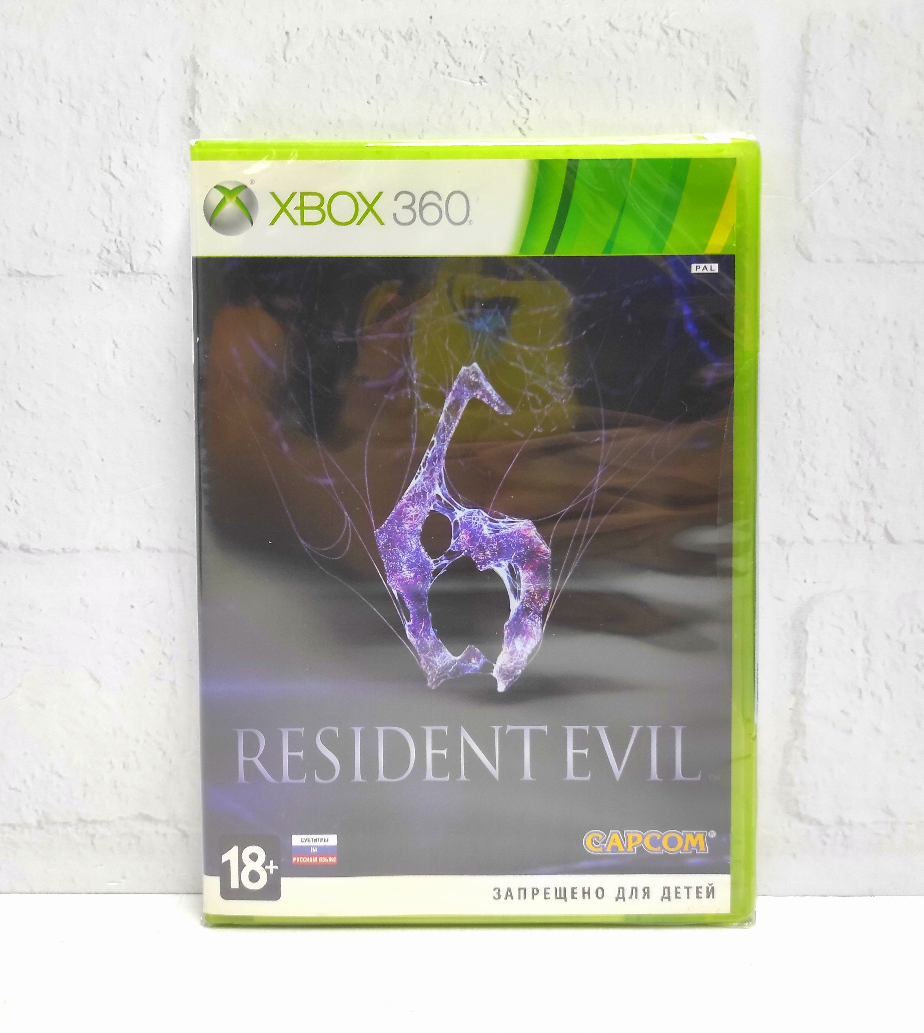 Resident Evil 6 Обитель зла Русские субтитры Видеоигра на диске Xbox 360