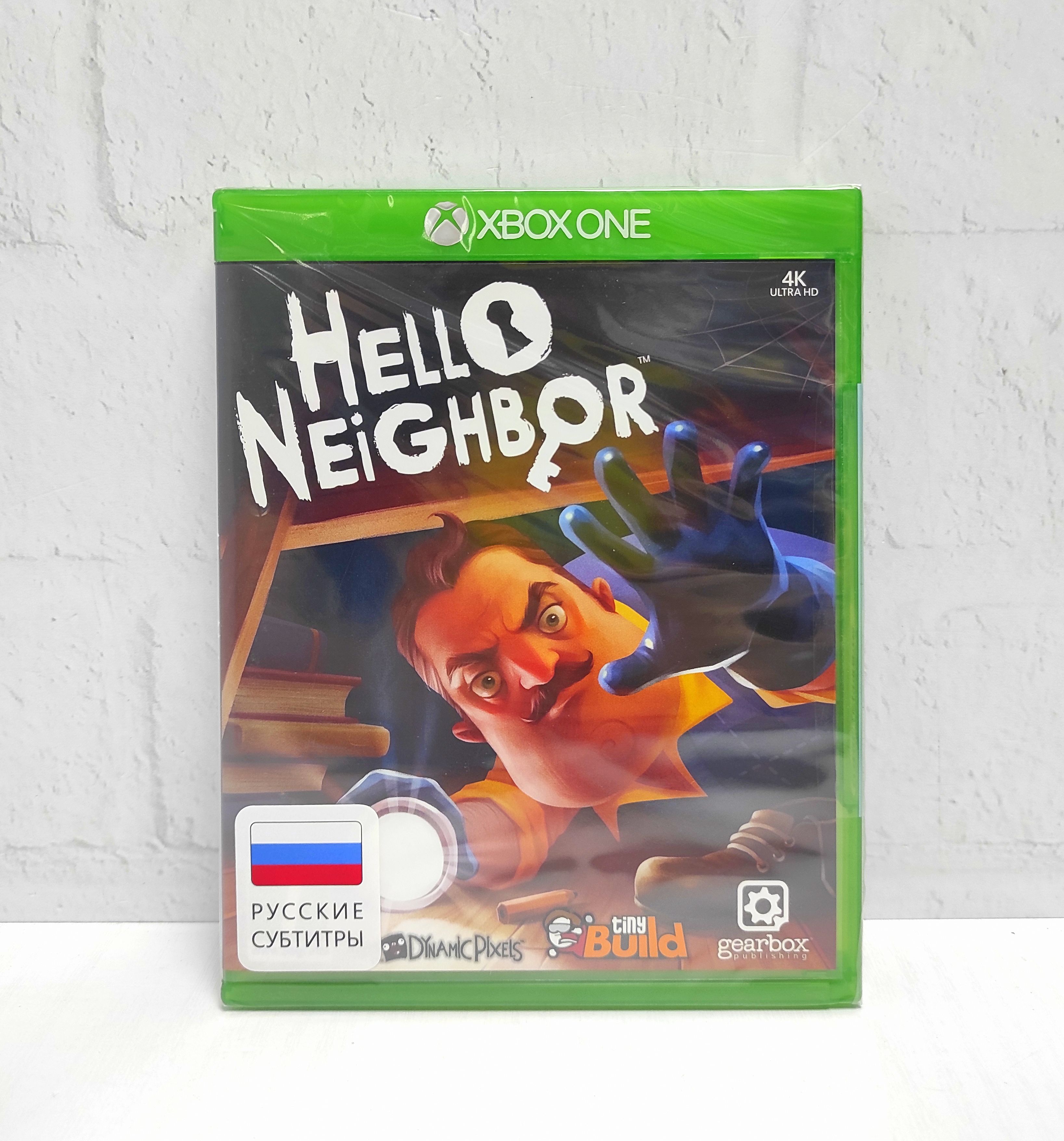 Hello Neighbor Привет Сосед Русские субтитры Видеоигра на диске Xbox One / Series