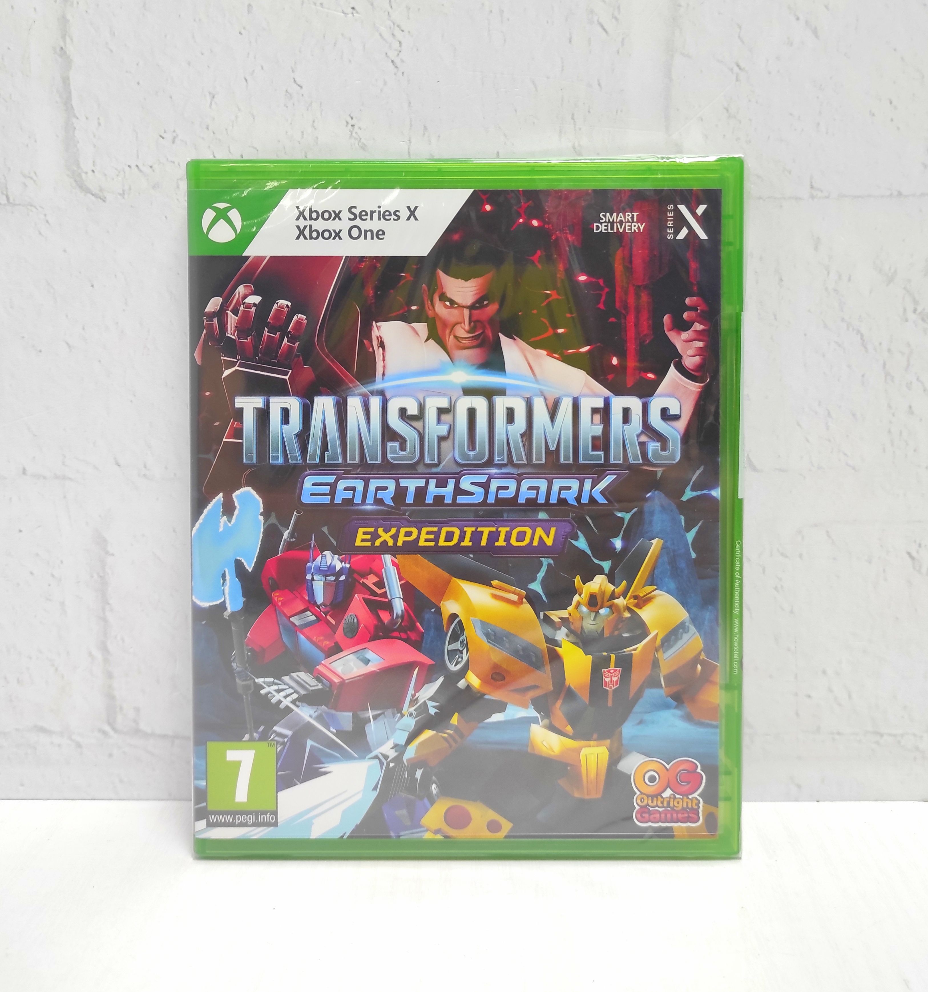 Transformers Earth Spark Expedition Английский язык Видеоигра на диске Xbox One / Series