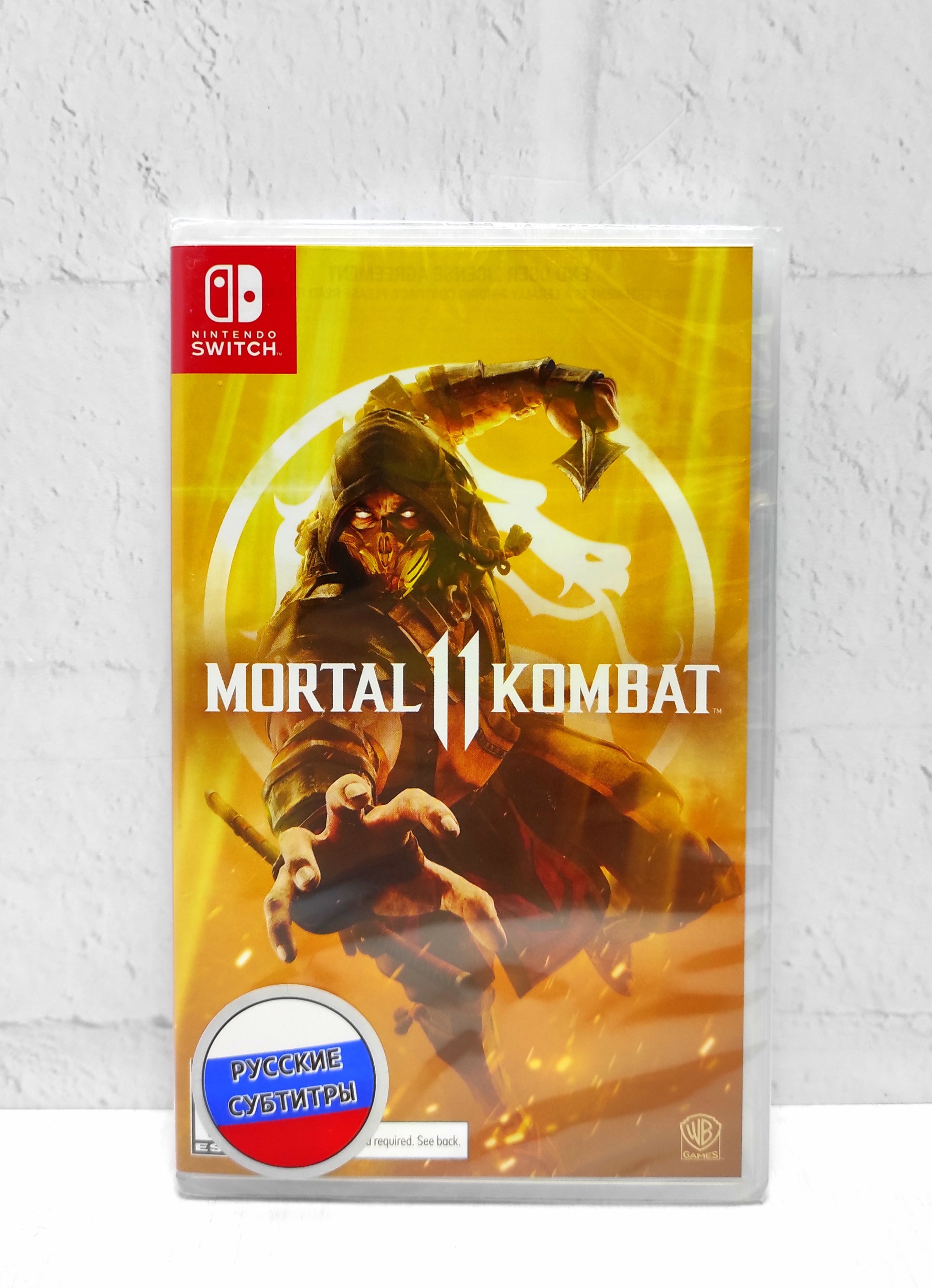 Mortal Kombat 11 (XI) Русские субтитры Видеоигра на картридже Nintendo Switch