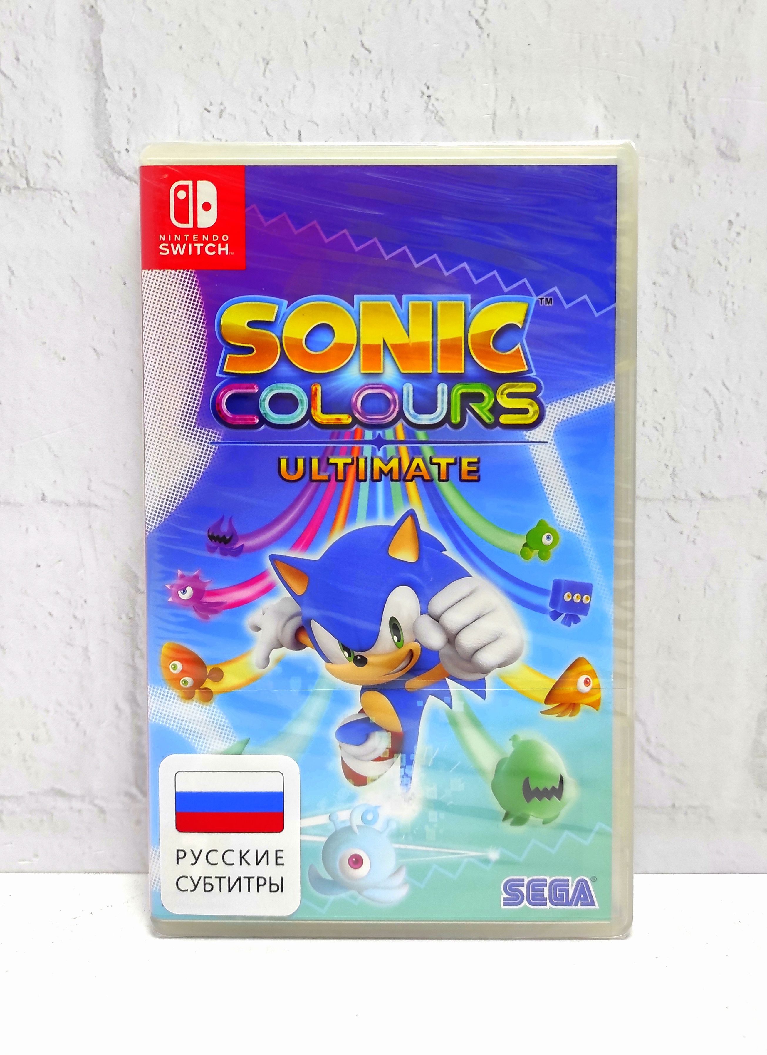 Sonic Colours Ultimate Русские Субтитры Видеоигра на картридже Nintendo Switch