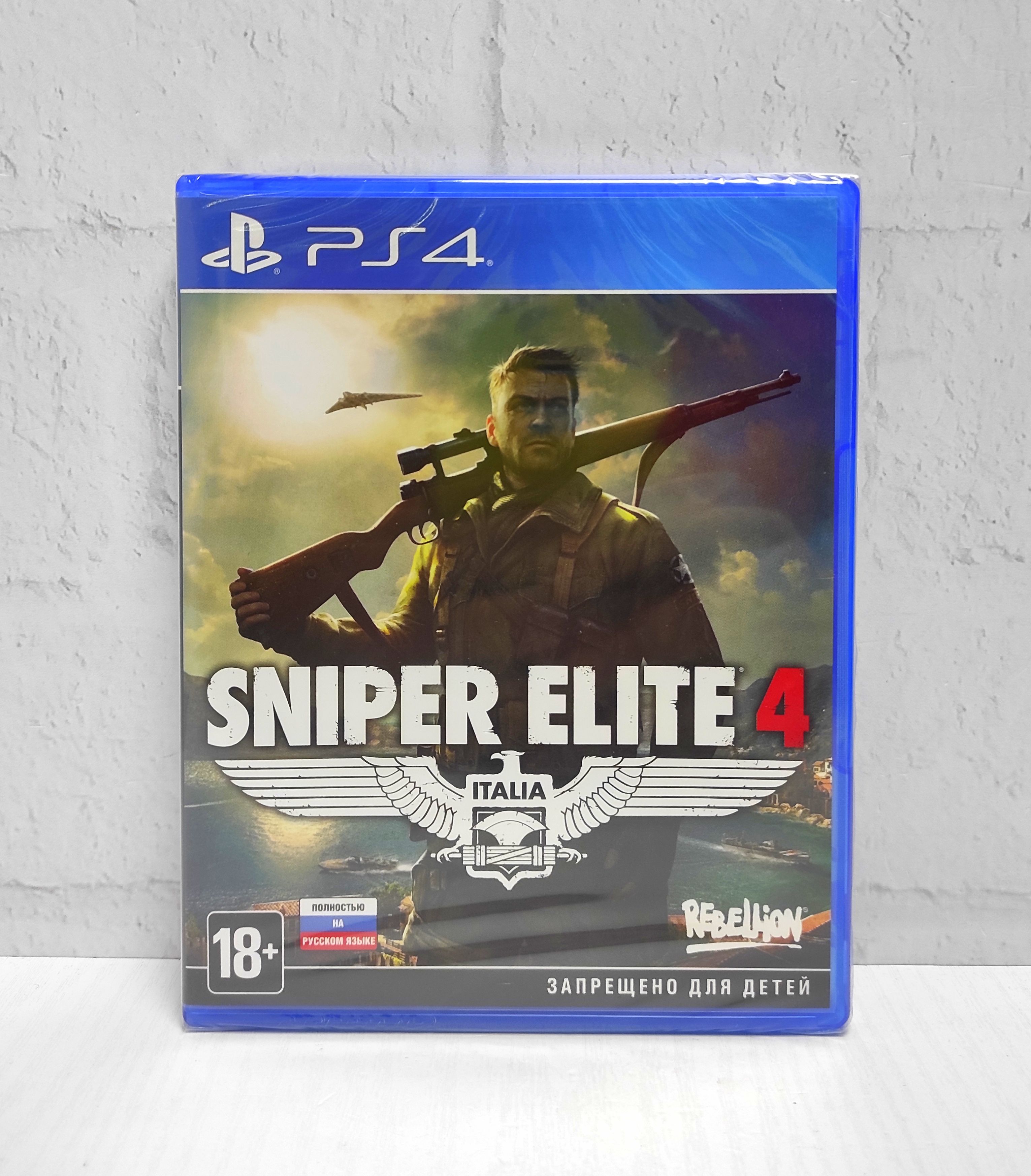 Sniper Elite 4 Полностью на русском включая ОБЛОЖКУ CUSA 04099 Видеоигра на диске PS4 / PS5