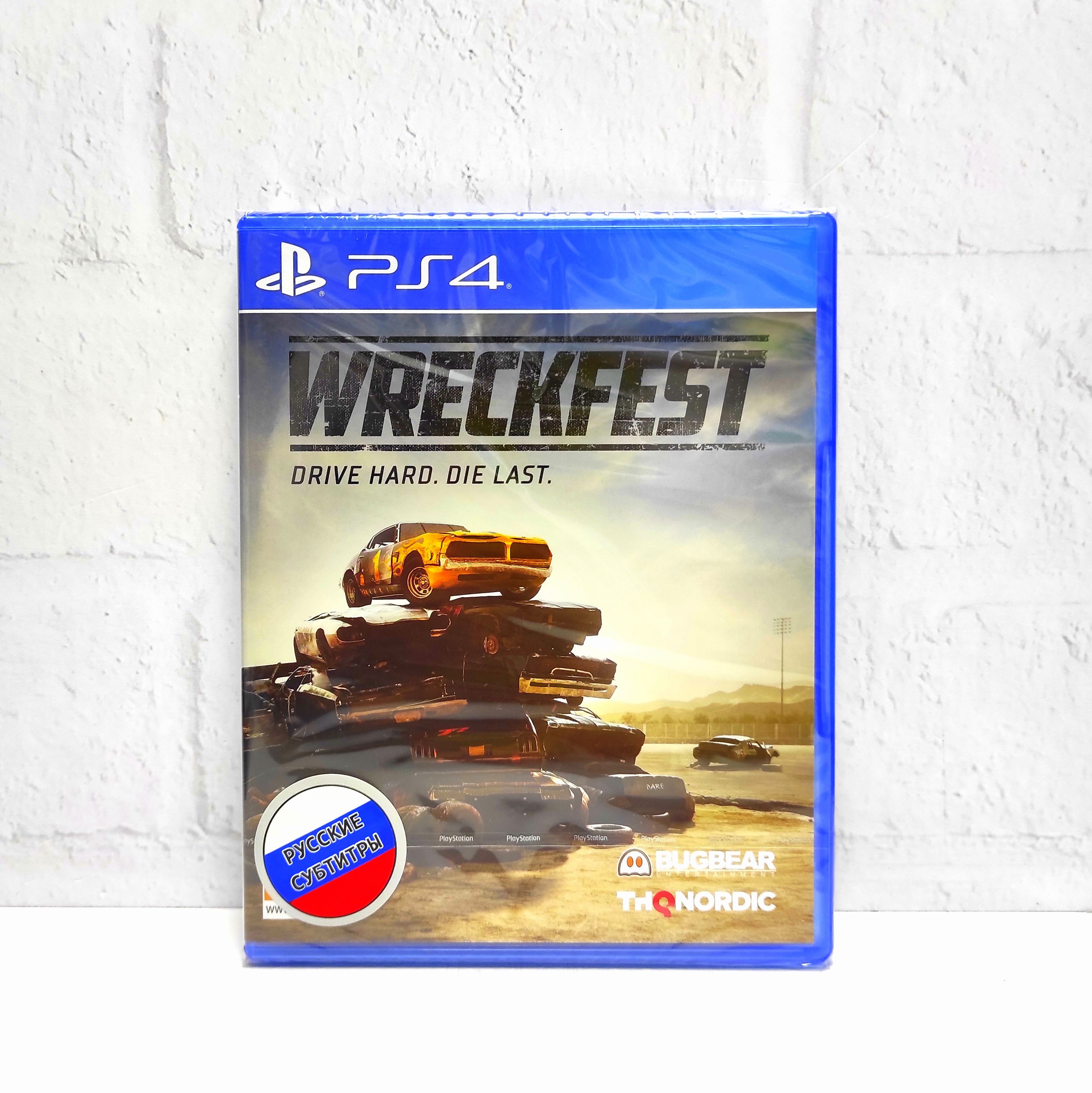 Wreckfest Русские Субтитры CUSA 08652 Видеоигра на диске PS4 / PS5