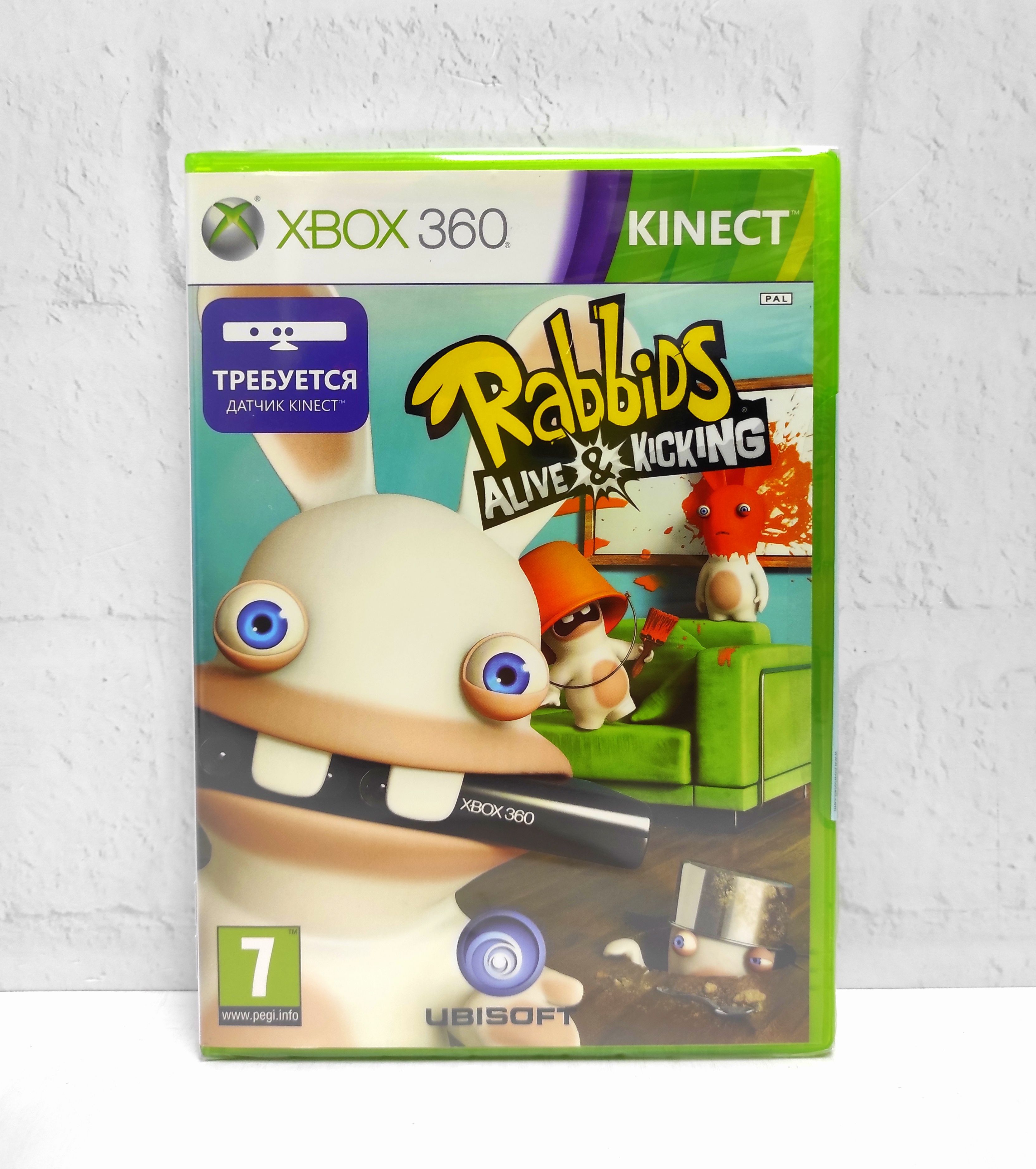 Rabbids Alive & kicking Английский язык Видеоигра на диске Xbox 360