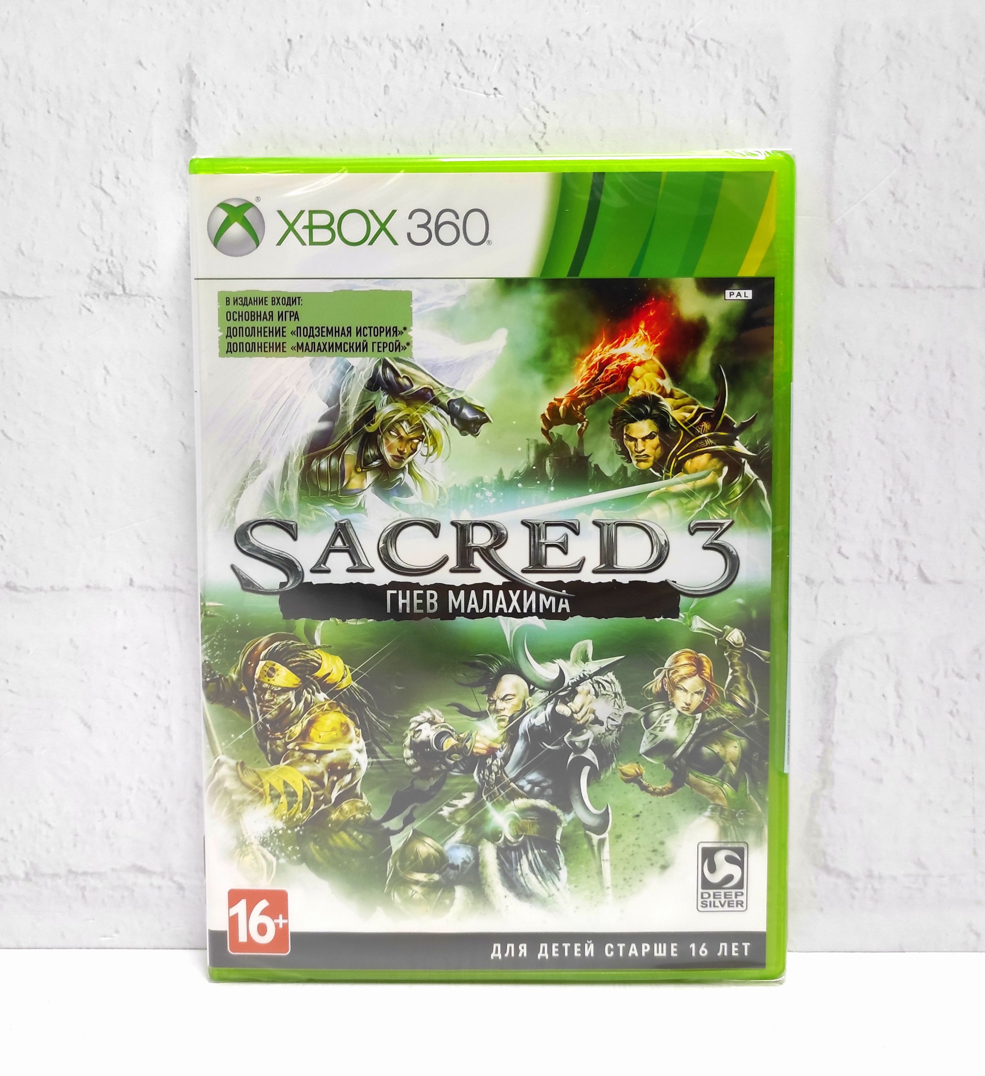 Sacred 3 Гнев Малахима Английский язык Видеоигра на диске Xbox 360