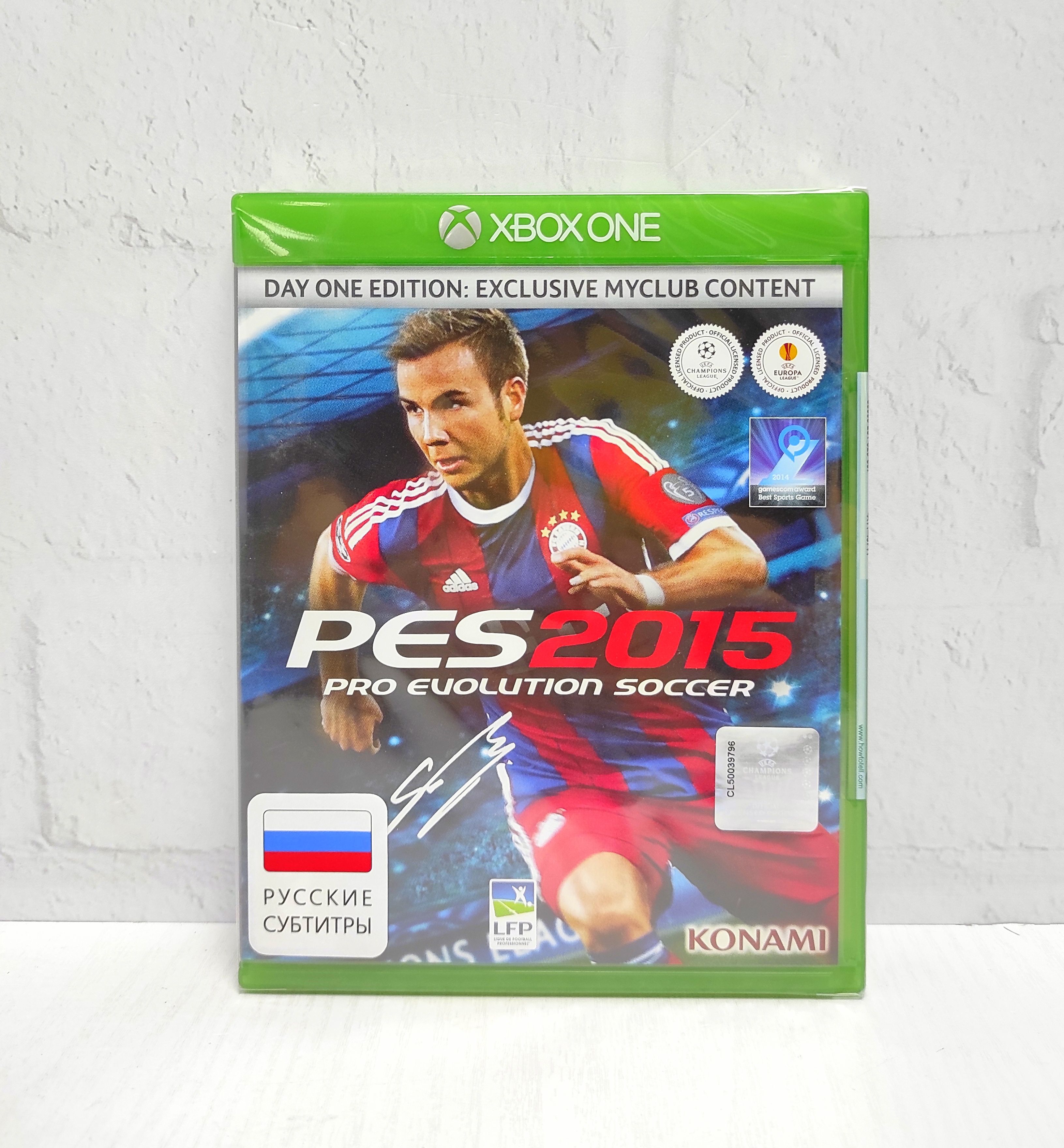 Pro Evolution Soccer 2015 PES 15 Русские Субтитры Видеоигра на диске Xbox One / Series