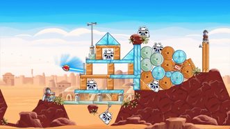 Angry Birds Star Wars c поддержкой Move Русские субтитры BLES 01960 Видеоигра на диске PS3