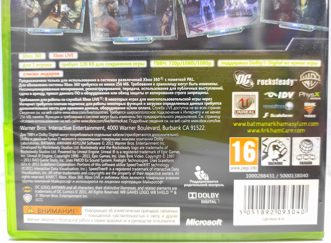 Batman Arkham Asylum Game of the Year Edition GOTY Английский язык Видеоигра на диске Xbox 360
