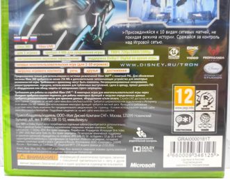 Disney Tron Evolution Трон Эволюция Полностью на русском Видеоигра на диске Xbox 360