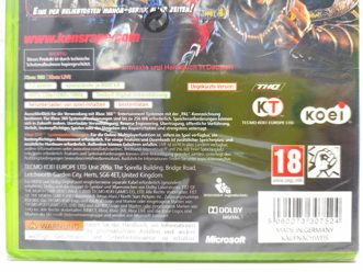 Fist of the North Star Kens Rage Английский язык Видеоигра на диске Xbox 360