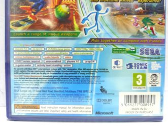 Sonic Free Riders Kinect Английский язык Видеоигра на диске Xbox 360