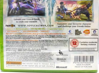 SoulCalibur 4 (IV) Английский язык Видеоигра на диске Xbox 360