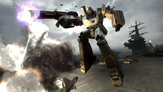 Transformers Revenge of the Fallen Английский язык Видеоигра на диске Xbox 360