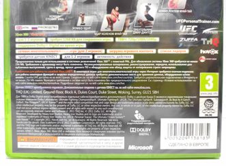 UFC Personal Trainer Английский язык Видеоигра на диске Xbox 360