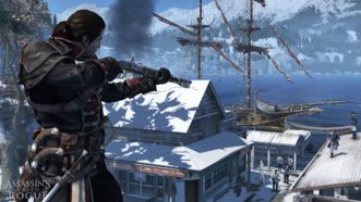 Assassins Creed Rogue Remastered Изгой Обновленная версия Полностью на русском включая ОБЛОЖКУ CUSA 10123 Видеоигра на диске PS4 / PS5