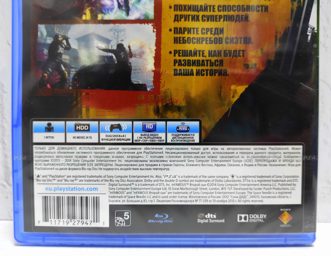 InFamous Second son Второй сын Полностью на русском включая ОБЛОЖКУ CUSA 00004 Видеоигра на диске PS4 / PS5