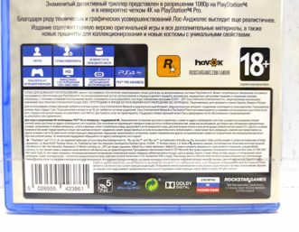 L.A. Noire Русские субтитры ОБЛОЖКА на русском CUSA 09172 Видеоигра на диске PS4 / PS5