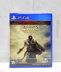 Assassins Creed Ezio Collection Эцио Аудиторе Коллекция Полностью на русском CUSA 04893 Видеоигра на диске PS4 / PS5