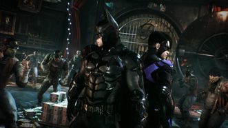 Batman Arkham Knight Рыцарь Аркхема Русские субтитры CUSA 00135 Видеоигра на диске PS4 / PS5