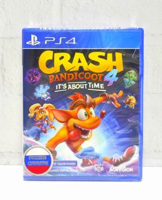 Crash Bandicoot 4 Это Вопрос Времени Русские субтитры CUSA 23470 Видеоигра на диске PS4 / PS5