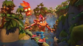 Crash Bandicoot 4 Это Вопрос Времени Русские субтитры CUSA 23470 Видеоигра на диске PS4 / PS5