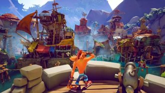 Crash Bandicoot 4 Это Вопрос Времени Русские субтитры CUSA 23470 Видеоигра на диске PS4 / PS5