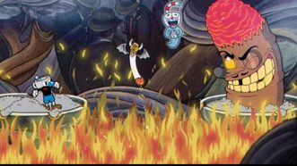 Cuphead Русские субтитры CUSA 36997 Видеоигра на диске PS4 / PS5