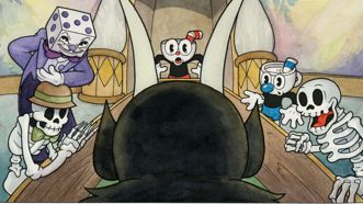 Cuphead Русские субтитры CUSA 36997 Видеоигра на диске PS4 / PS5