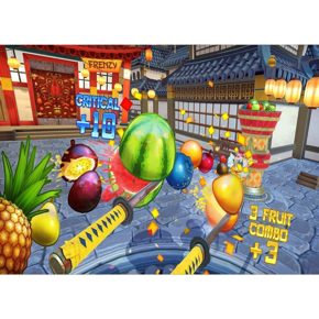 Fruit Ninja (требуется VR PS4) Английский язык CUSA 06882 Видеоигра на диске PS4