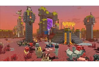 Minecraft Legends Deluxe Edition Русские Субтитры CUSA 20193 Видеоигра на диске PS4 / PS5